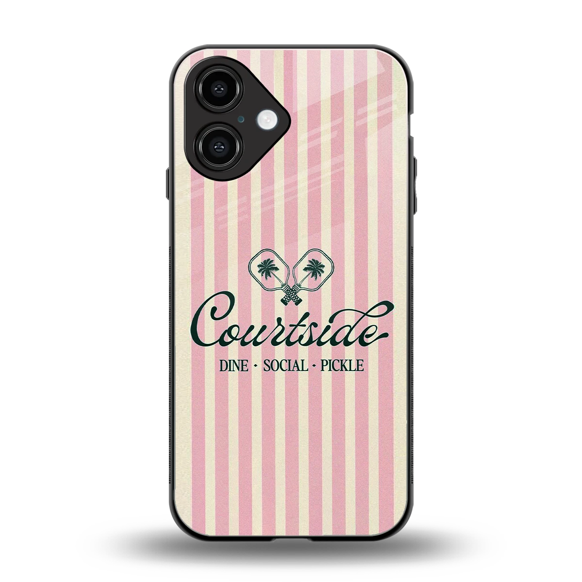 Courtside back phone cover | glass case for iphone 16