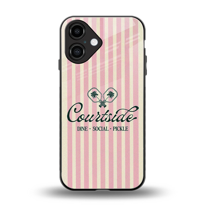 Courtside back phone cover | glass case for iphone 16