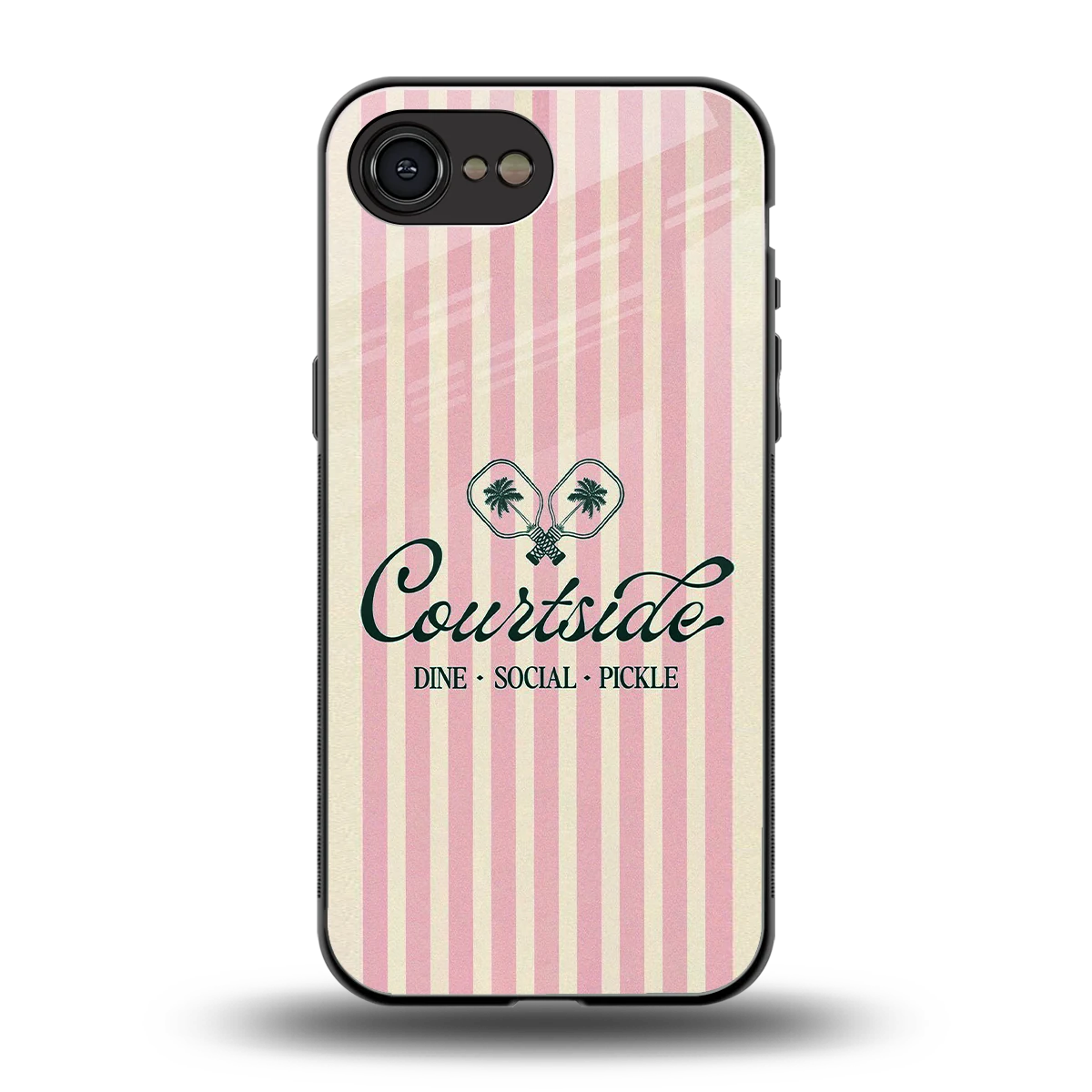 Courtside back phone cover | glass case for iphone 16e