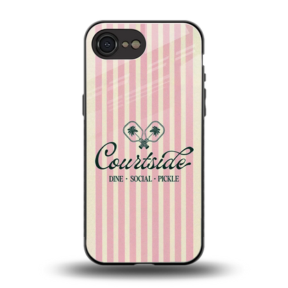Courtside back phone cover | glass case for iphone 16e