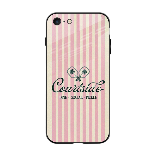 Courtside back phone cover | glass case for iphone 8