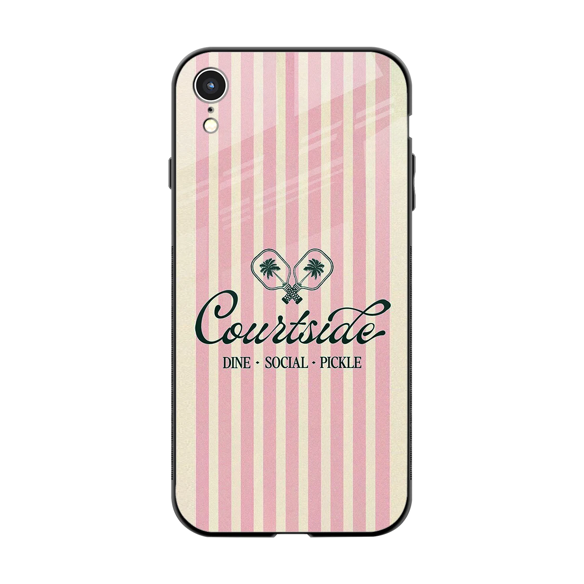 Courtside back phone cover | glass case for iphone xr