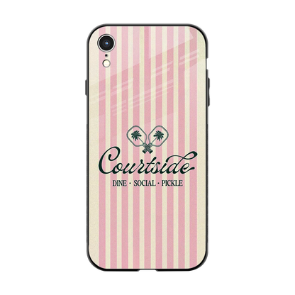 Courtside back phone cover | glass case for iphone xr