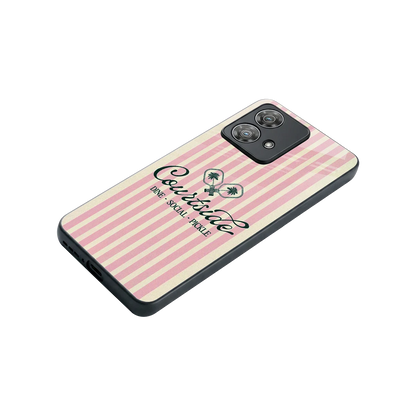 Courtside stylish phone case for motorola edge 40 neo 5g | glossy glass and slim fit