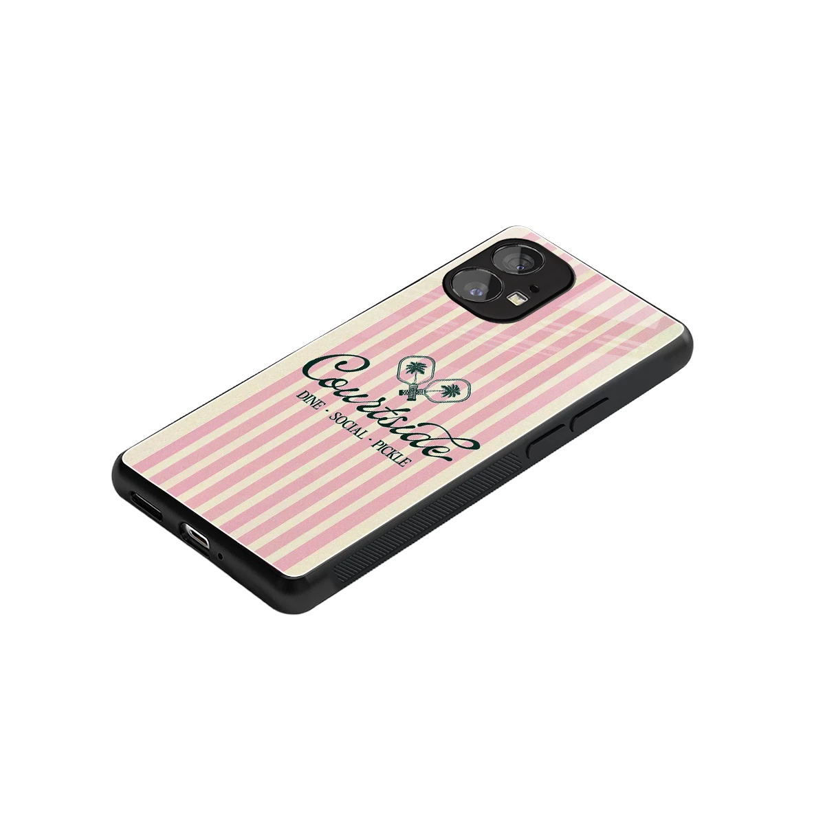 Courtside stylish phone case for nothing phone 1 | glossy glass and slim fit