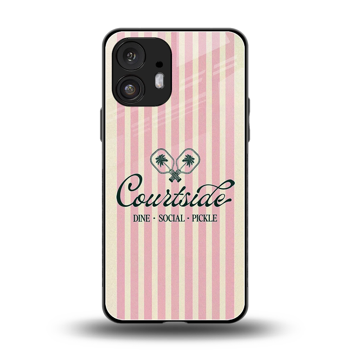 Courtside back phone cover | glass case for nothing phone 2