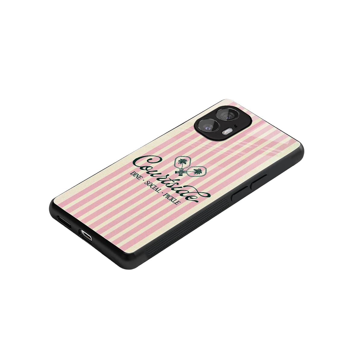 Courtside stylish phone case for nothing phone 2 | glossy glass and slim fit