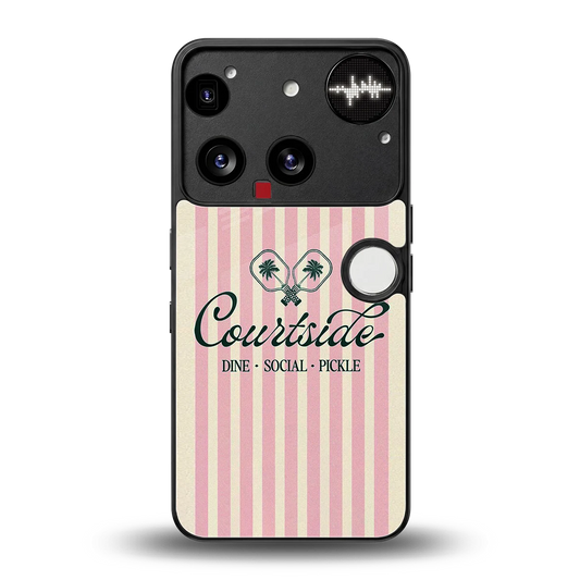 Courtside back phone cover | glass case for nothing phone 3
