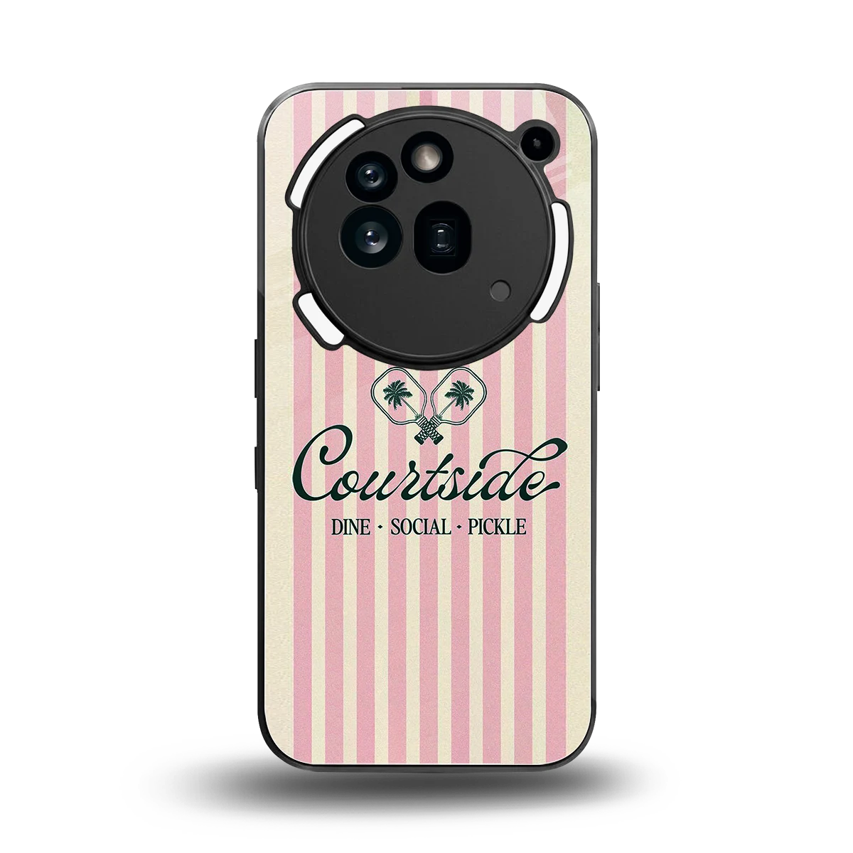Courtside back phone cover | glass case for nothing phone 3a pro