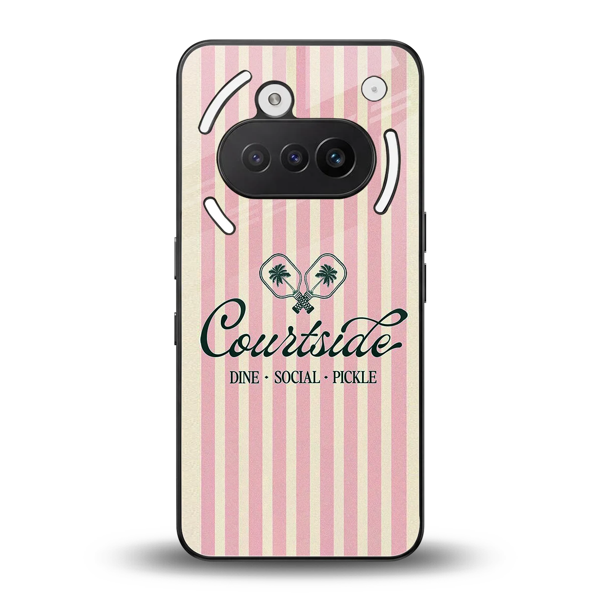 Courtside back phone cover | glass case for nothing phone 3a