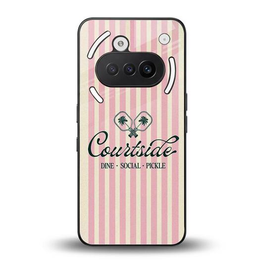 Courtside back phone cover | glass case for nothing phone 3a