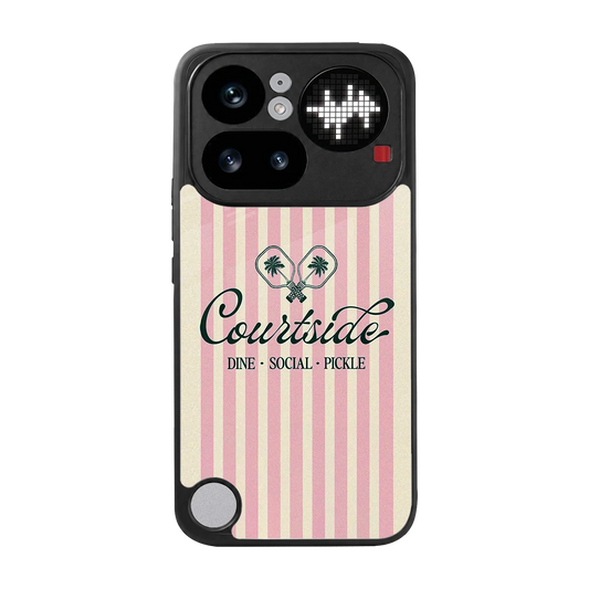 Courtside back phone cover | glass case for nothing phone 4a pro