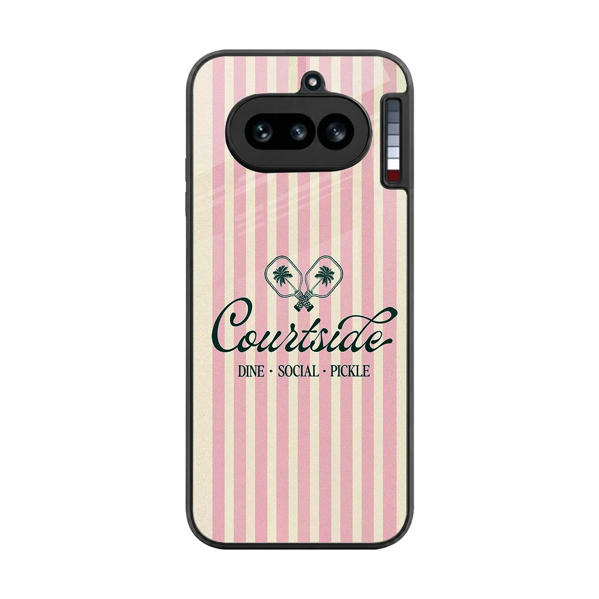 Courtside back phone cover | glass case for nothing phone 4a