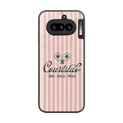 Courtside back phone cover | glass case for nothing phone 4a