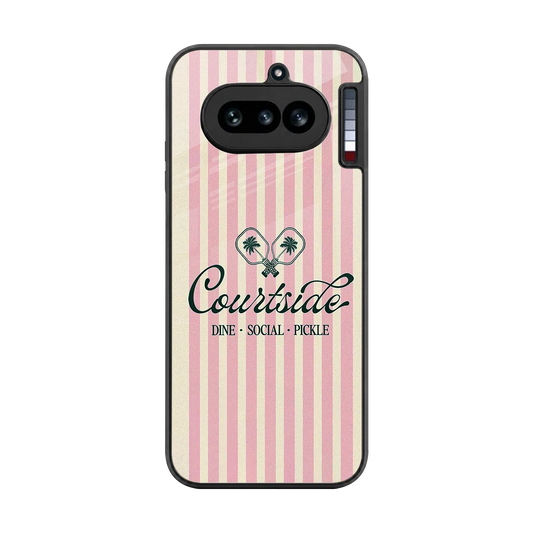 Courtside back phone cover | glass case for nothing phone 4a