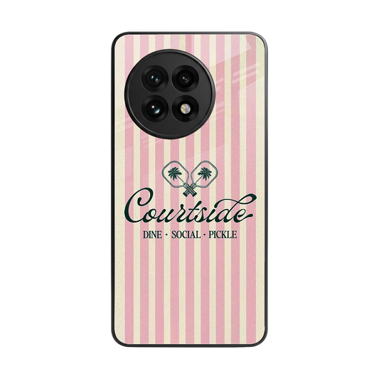 Courtside back phone cover | glass case for oneplus 13r