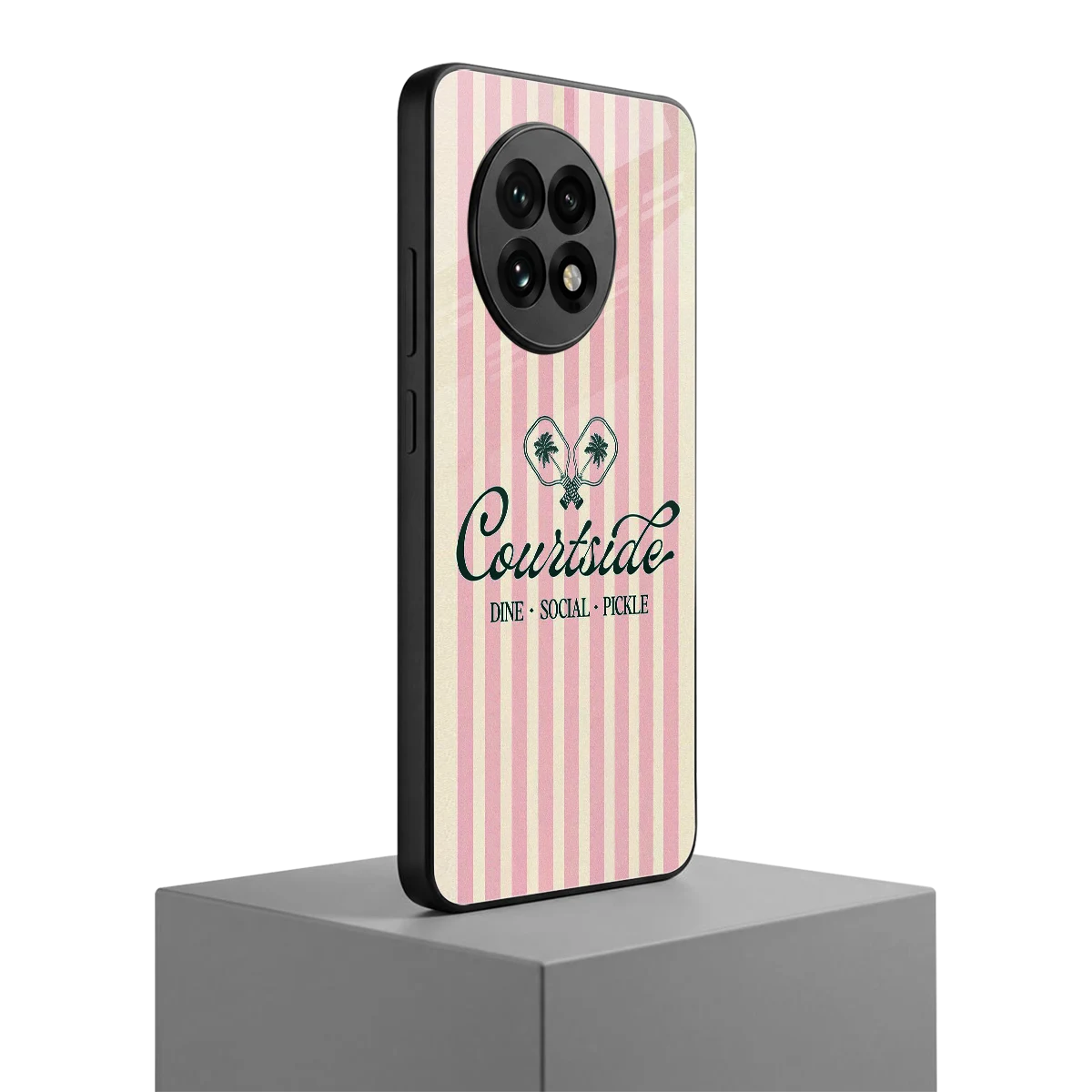 Courtside oneplus 13r mobile cover | shockproof glass phone case