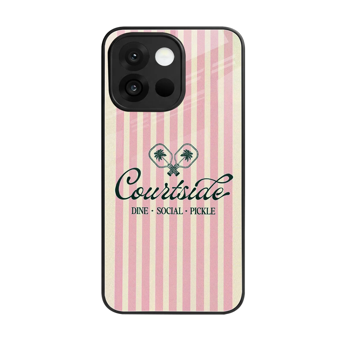 Courtside back phone cover | glass case for oneplus 13s