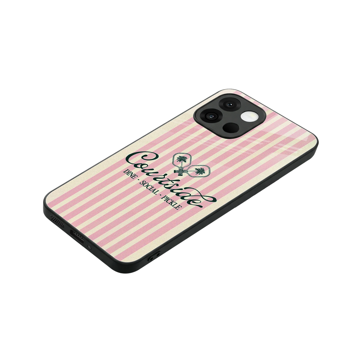 Courtside stylish phone case for oneplus 13s | glossy glass and slim fit