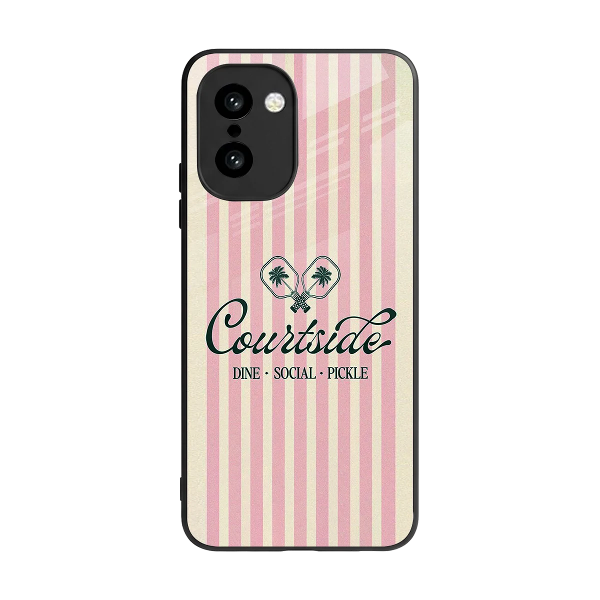 Courtside back phone cover | glass case for oneplus 15r
