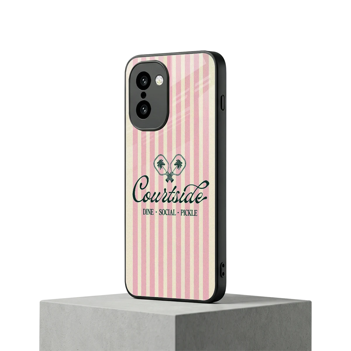 Courtside oneplus 15r mobile cover | shockproof glass phone case