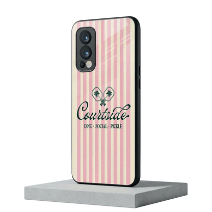 Courtside oneplus nord 2 mobile cover | shockproof glass phone case