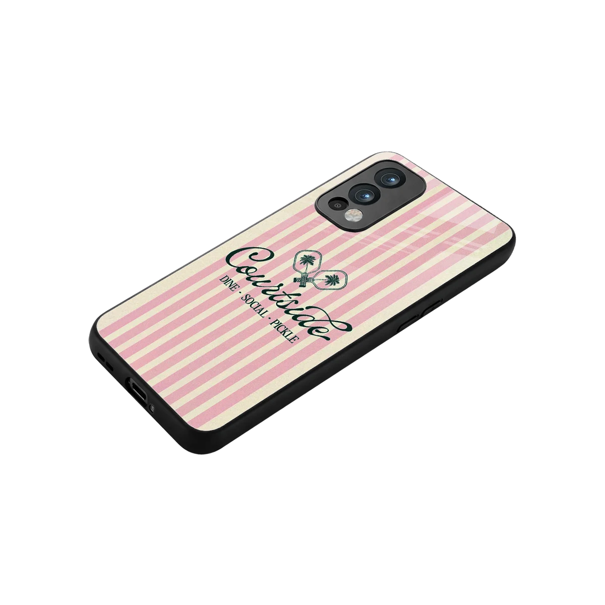 Courtside stylish phone case for oneplus nord 2 | glossy glass and slim fit