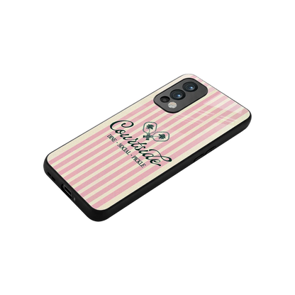 Courtside stylish phone case for oneplus nord 2 | glossy glass and slim fit