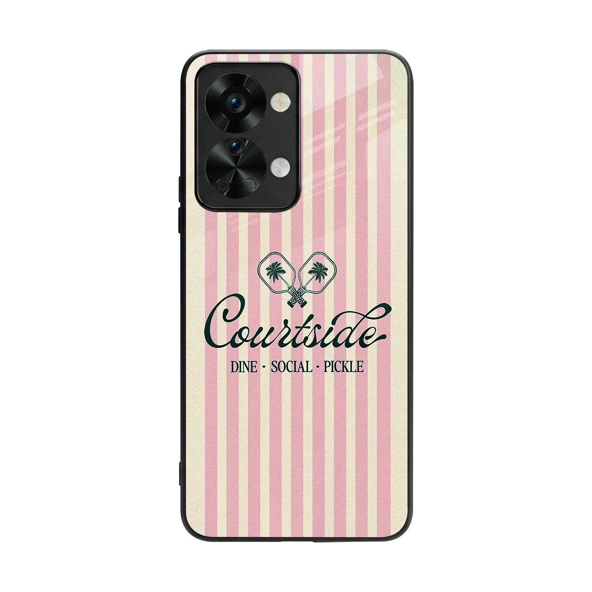 Courtside back phone cover | glass case for oneplus nord 2t