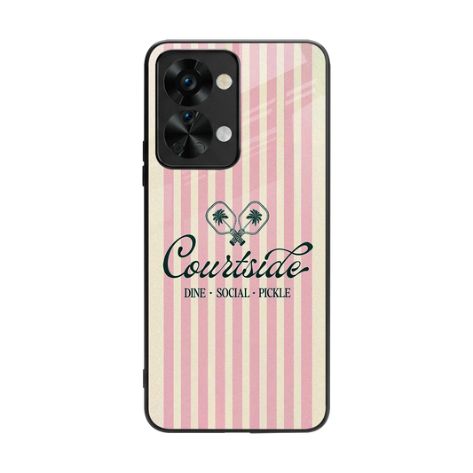 Courtside back phone cover | glass case for oneplus nord 2t