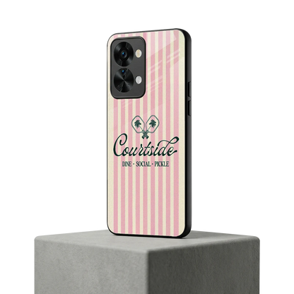 Courtside oneplus nord 2t mobile cover | shockproof glass phone case