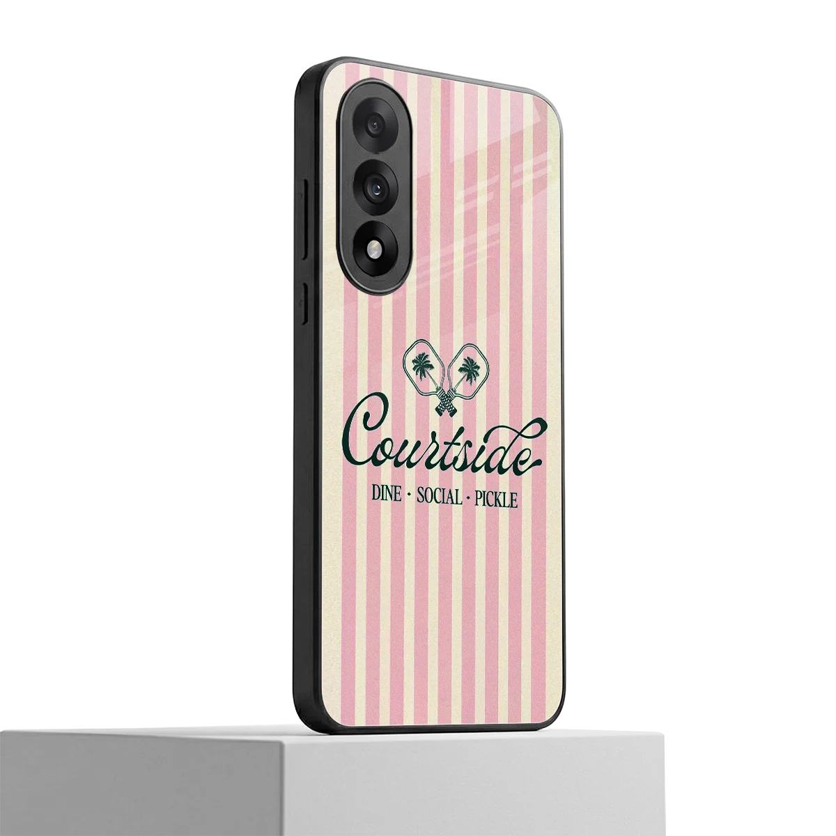 Courtside oneplus nord 5 mobile cover | shockproof glass phone case