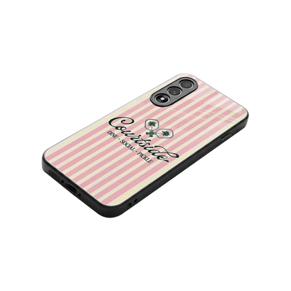 Courtside stylish phone case for oneplus nord 5 | glossy glass and slim fit