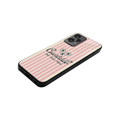 Courtside stylish phone case for oneplus nord ce 2 lite | glossy glass and slim fit