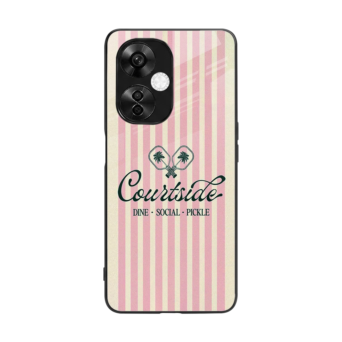 Courtside back phone cover | glass case for oneplus nord ce 3 lite