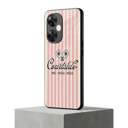 Courtside oneplus nord ce 3 lite mobile cover | shockproof glass phone case