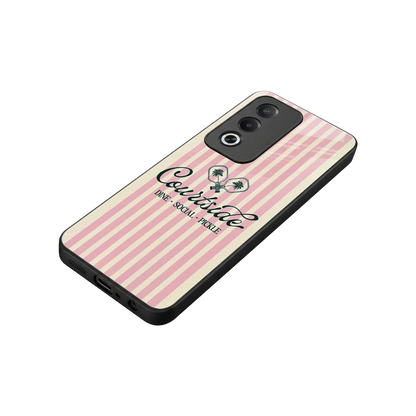 Courtside stylish phone case for oppo a3 pro | glossy glass and slim fit