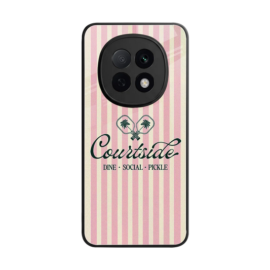Courtside back phone cover | glass case for oppo f29 pro 5g