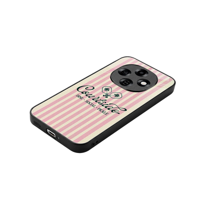 Courtside stylish phone case for oppo f31 pro 5g | glossy glass and slim fit