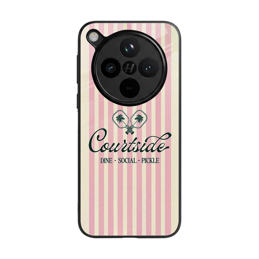 Courtside back phone cover | glass case for oppo find x8