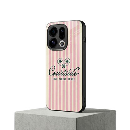 Courtside oppo find x9 mobile cover | shockproof glass phone case