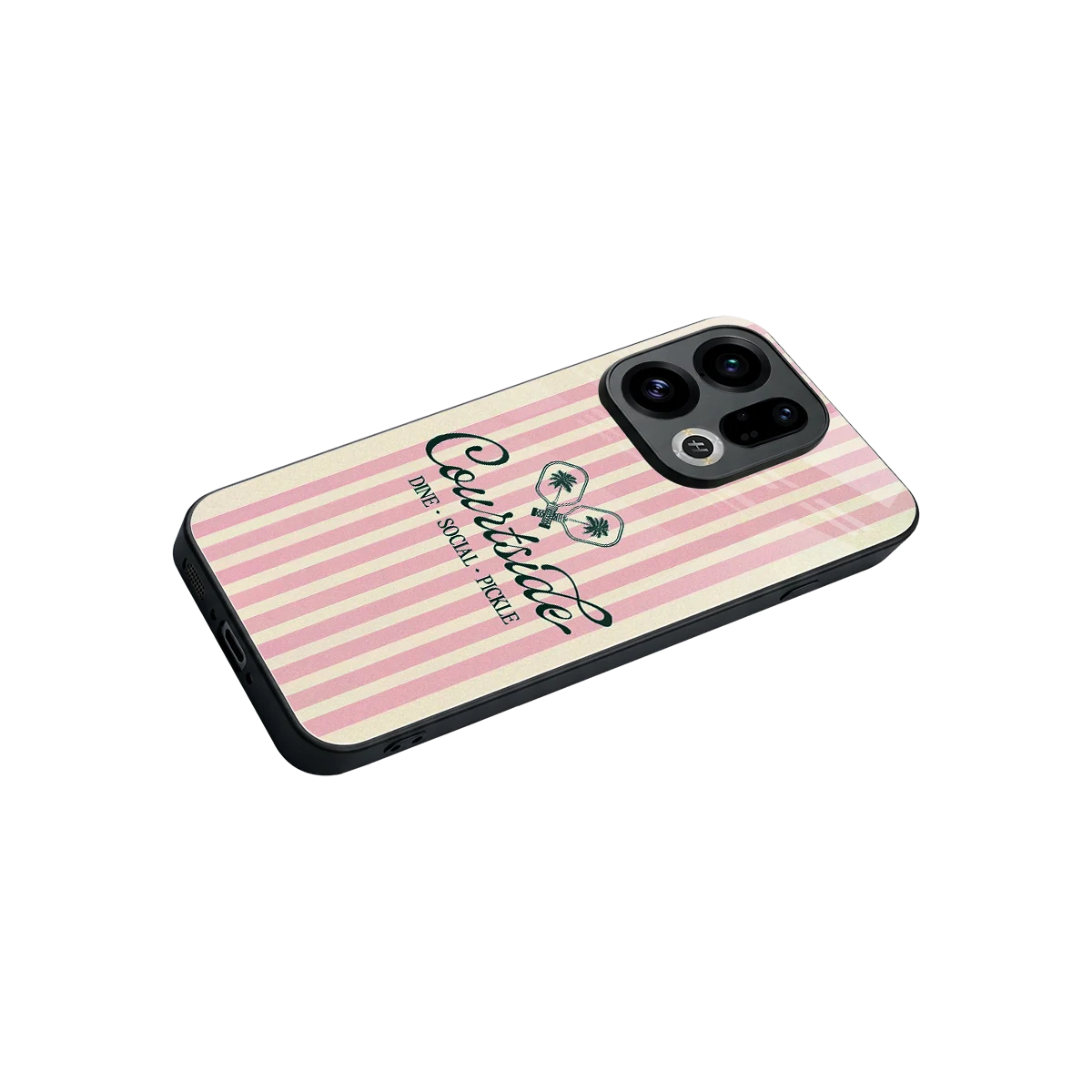 Courtside stylish phone case for oppo find x9 | glossy glass and slim fit