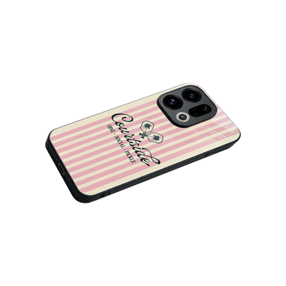 Courtside stylish phone case for oppo find x9 | glossy glass and slim fit