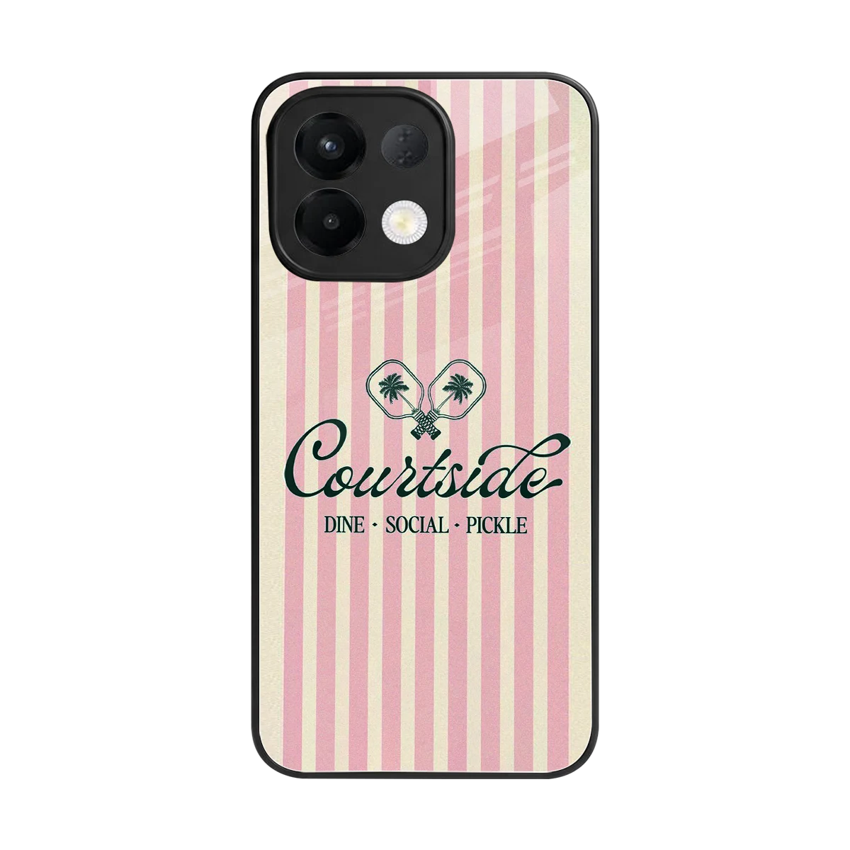 Courtside back phone cover | glass case for oppo k13 5g