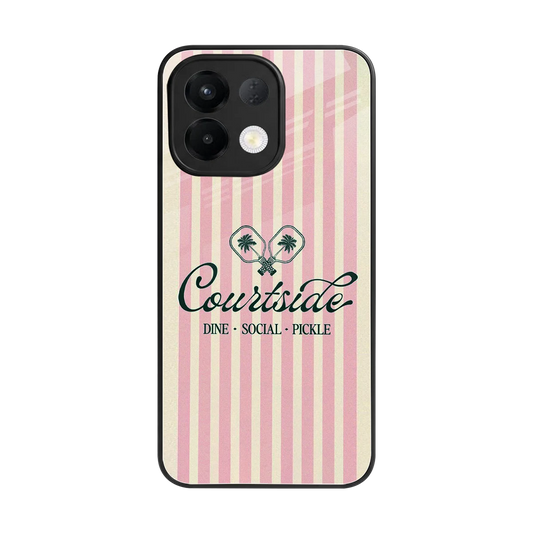 Courtside back phone cover | glass case for oppo k13 5g