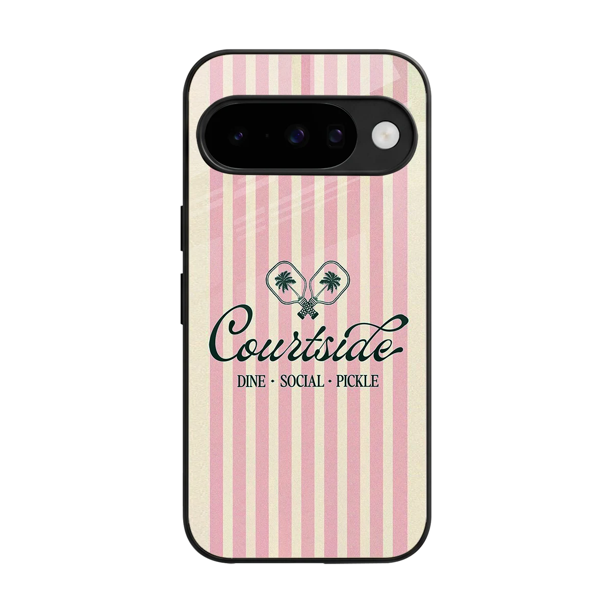 Courtside back phone cover | glass case for google pixel 10