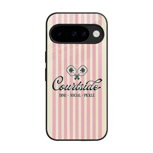 Courtside back phone cover | glass case for google pixel 10