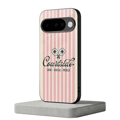 Courtside google pixel 10 mobile cover | shockproof glass phone case