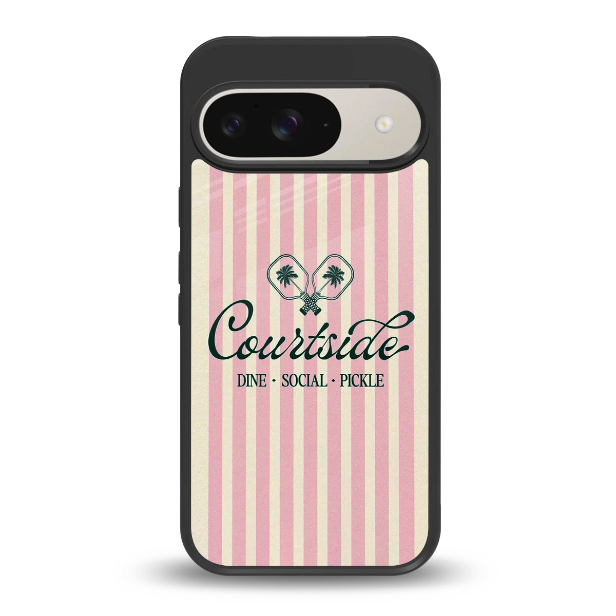 Courtside back phone cover | glass case for google pixel 9