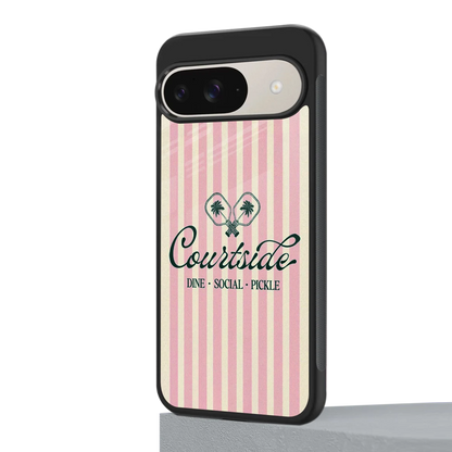 Courtside google pixel 9 mobile cover | shockproof glass phone case